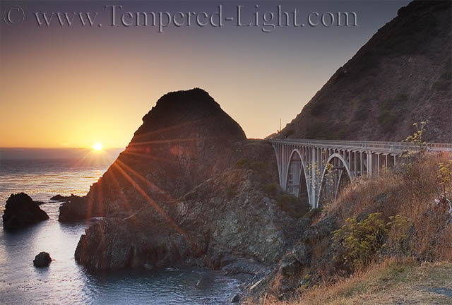 Sunset on Hwy. 1