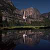 Yosemite Falls by Moonlight