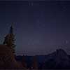 Perseid & Pleiades from Glacier Point