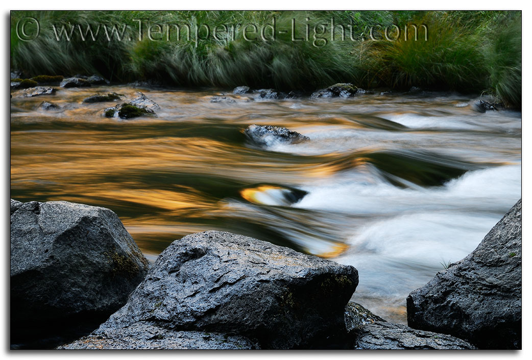 Sunrise Reflected, Burney Creek