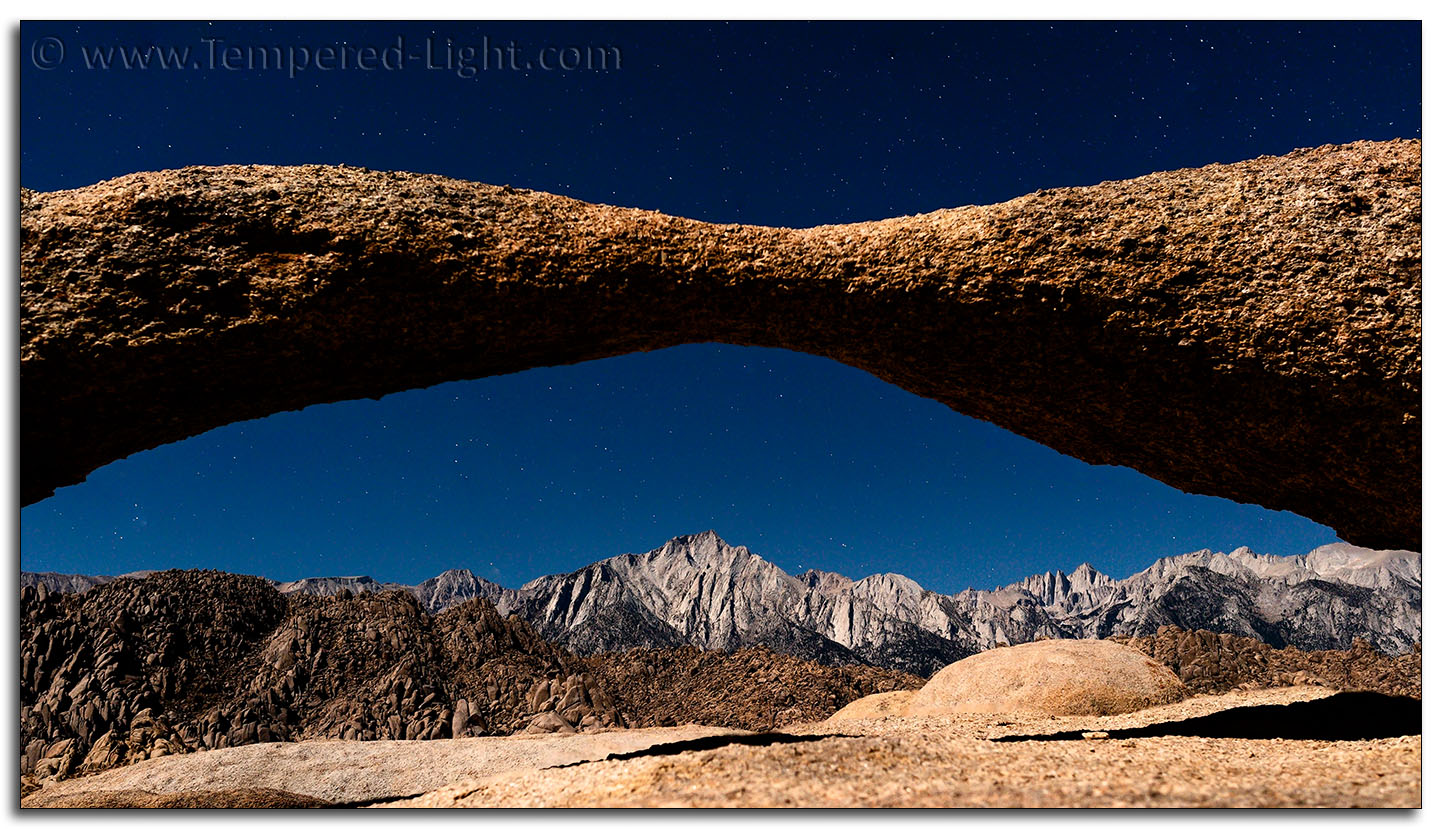 Lathe Arch by Moonlight