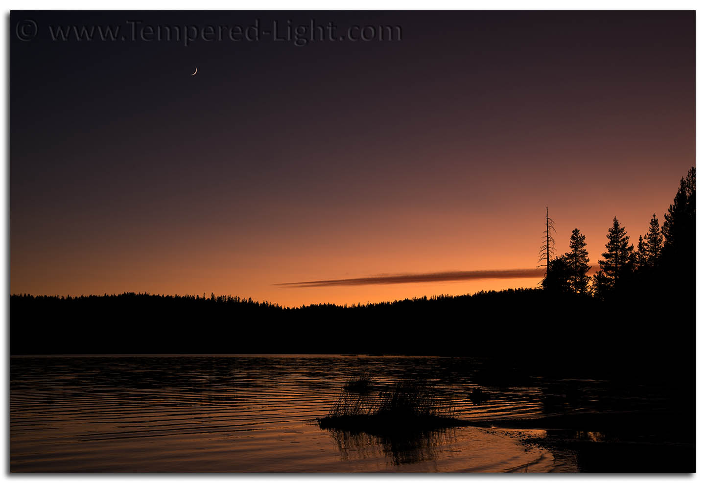 Medicine Lake Sunset